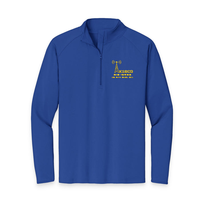 Personalized Ham Radio Callsign Quarter-Zip Pullover