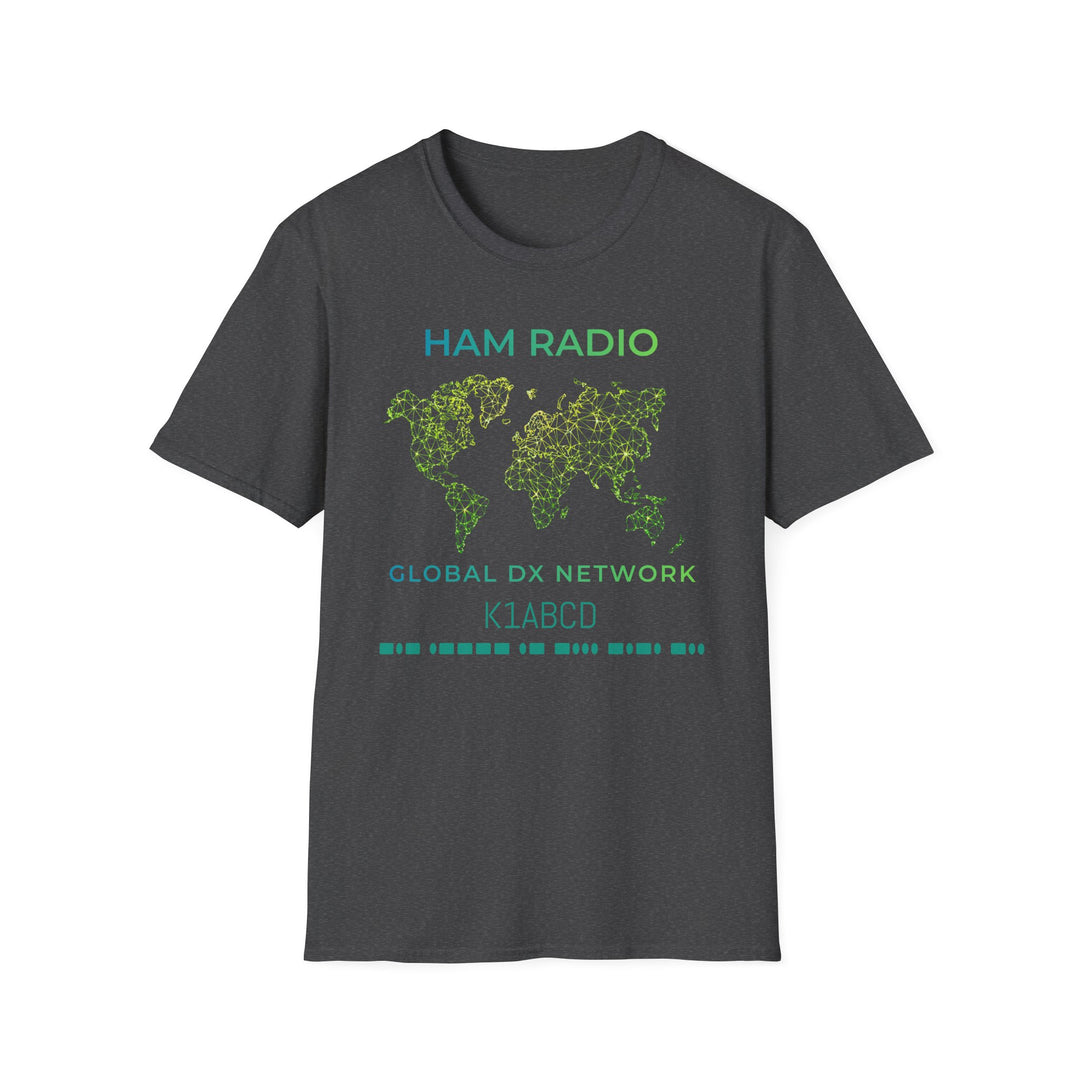 Global DX Network Morse Code Callsign Ham Radio T-Shirt
