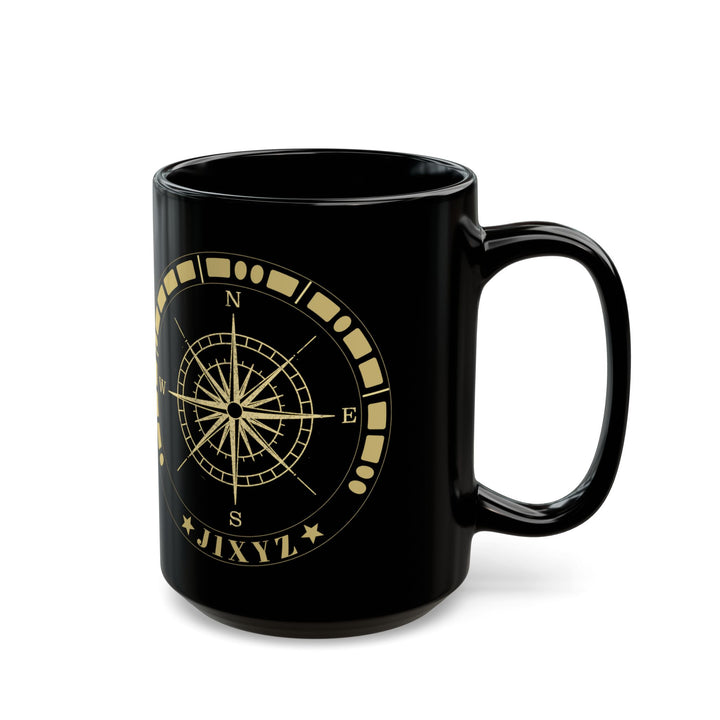Personalized Morse Code Compass Ham Radio Mug | Custom Callsign Coffee Mug