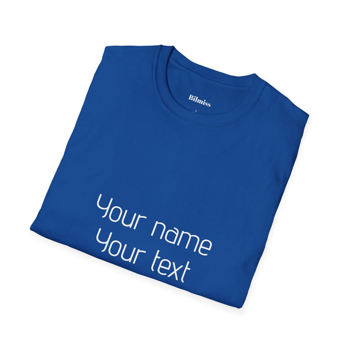 Custom Unisex T-Shirt - Personalized Shirt for Men & Women | Add Your Own Text, Logo or Photo | Gift Tee