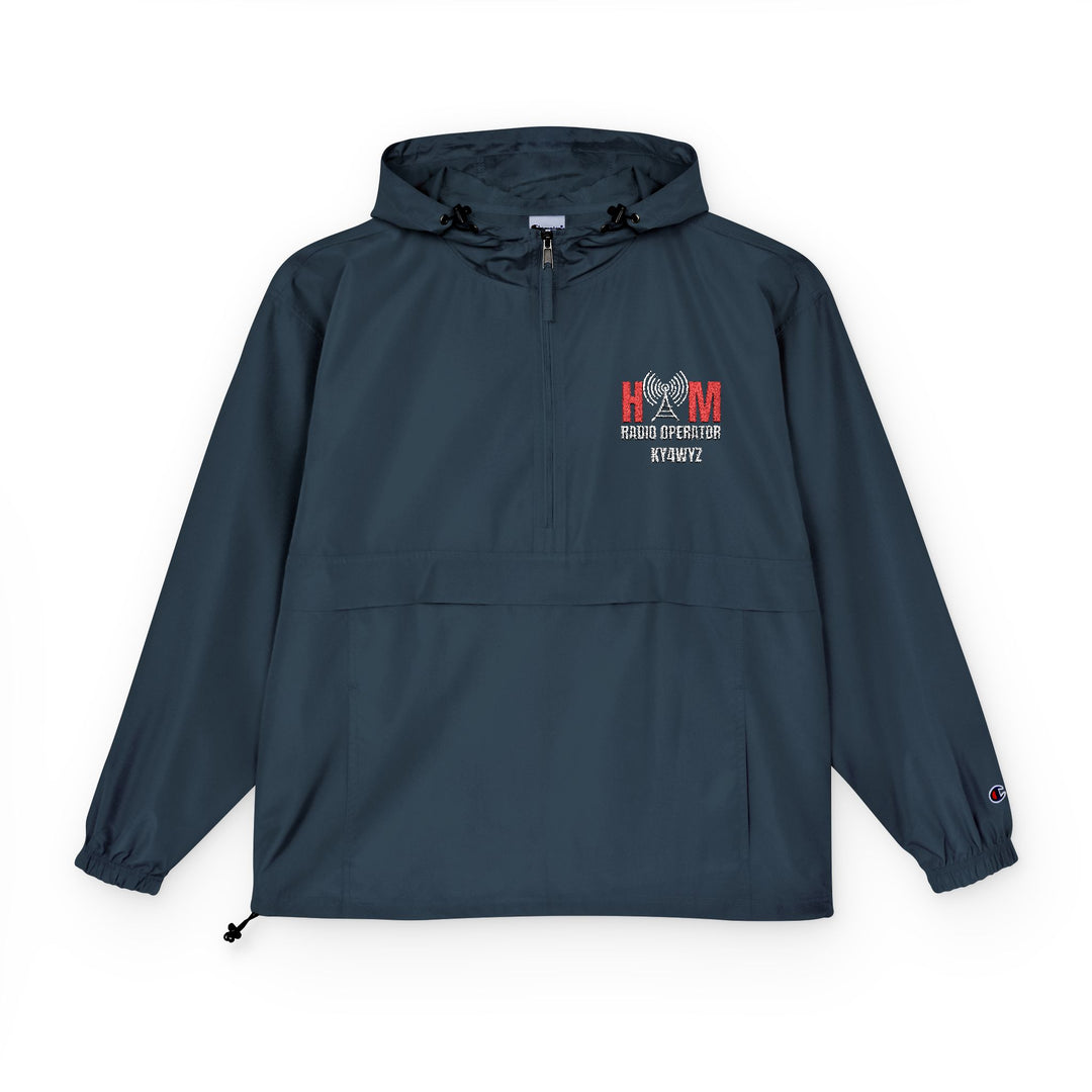Personalized Ham Radio Champion® Packable Anorak with Custom Callsign Embroidery