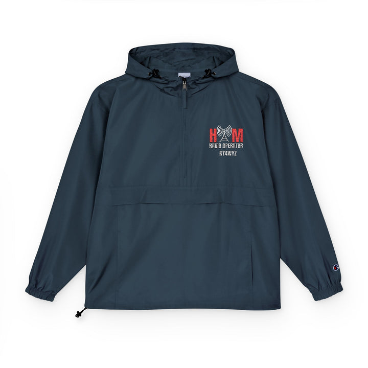 Personalized Ham Radio Champion® Packable Anorak with Custom Callsign Embroidery
