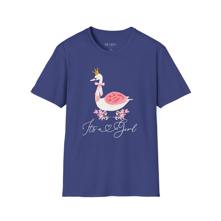 Pregnancy Announcement T-shirt, shirt for mom, It is a girl shirt, Pregnancy Reveal Tee, Baby Shower Gift, Funny Mom Tee