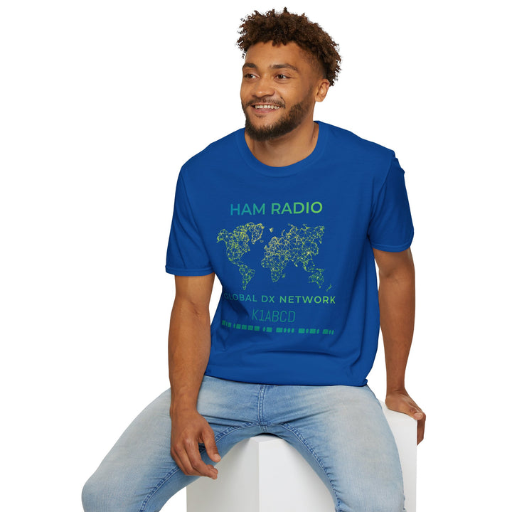 Global DX Network Morse Code Callsign Ham Radio T-Shirt