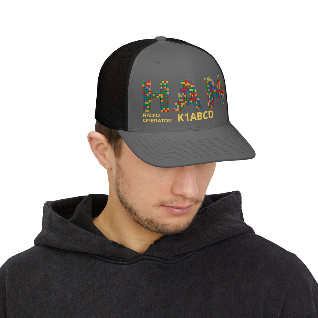 Ham Radio Operator Trucker Hat – Amateur Radio Snapback Cap