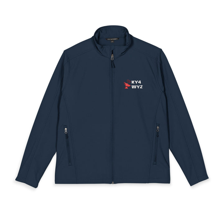 Personalized Ham Radio Soft Shell Jacket – Custom Embroidered Callsign Amateur Radio Coat