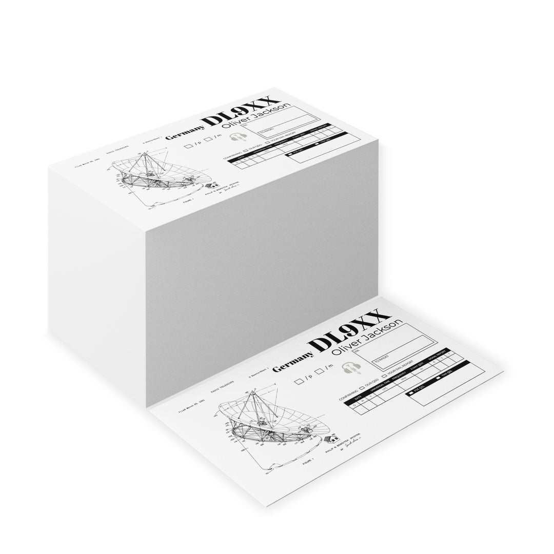 Ham Radio QSL Card - ID Cards - Custom Business Card for Amateur Radio Operators - 10, 30, 50, 100, 200 pcs