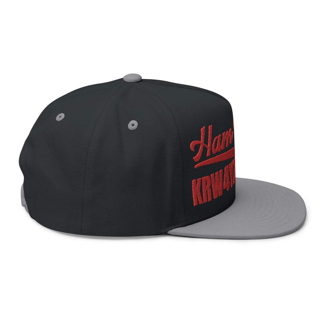 Personalized Ham Radio Flat Bill Cap – Custom Callsign