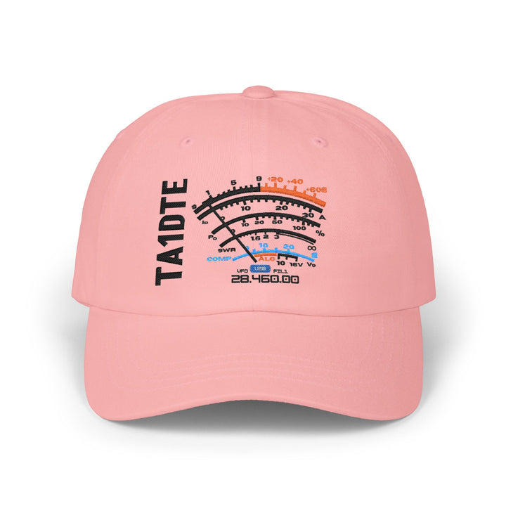 Personalized Ham Radio SW Meter Dad Hat | Custom Embroidered Callsign Cap