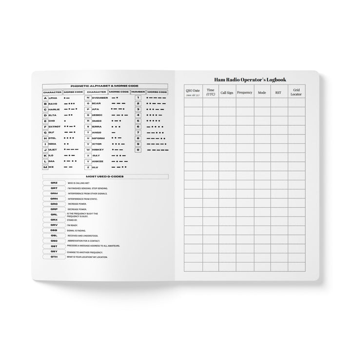 Ham Radio Logbook Journal | Custom Call Sign Notebook | QSO Log Book