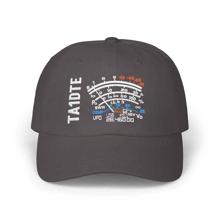 Personalized Ham Radio Hat – Callsign &amp; SW Meter Cap