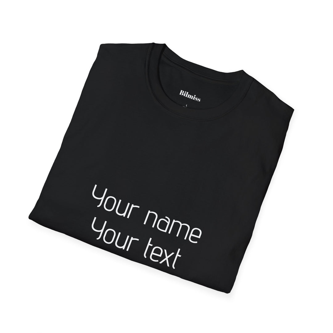 Custom Unisex T-Shirt - Personalized Shirt for Men & Women | Add Your Own Text, Logo or Photo | Gift Tee