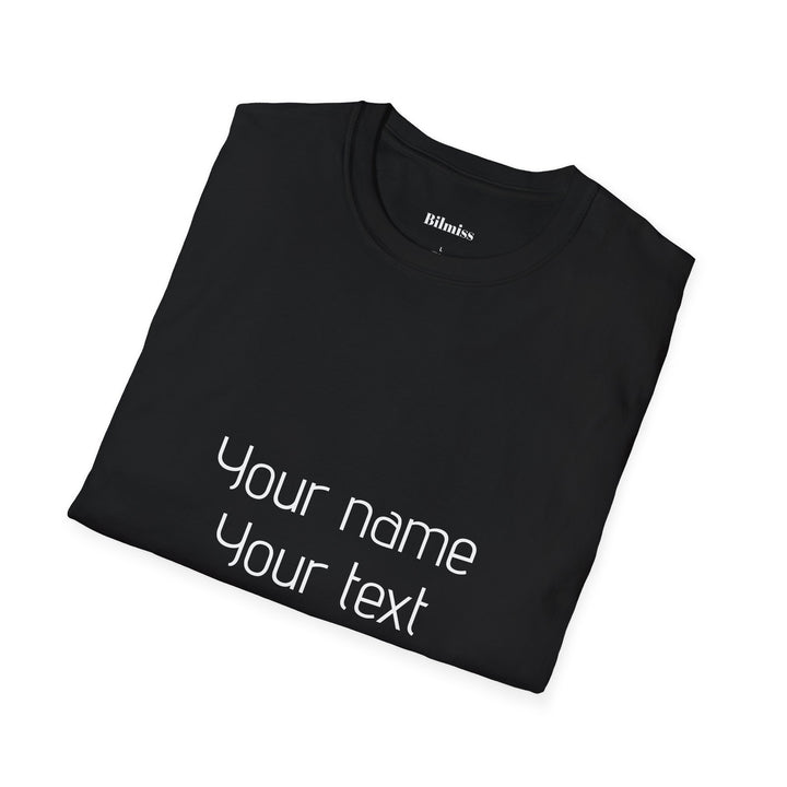 Custom Unisex T-Shirt - Personalized Shirt for Men & Women | Add Your Own Text, Logo or Photo | Gift Tee
