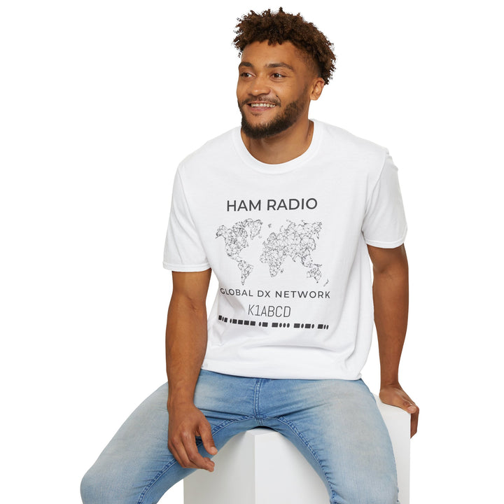 Global DX Network Morse Code Callsign Ham Radio T-Shirt