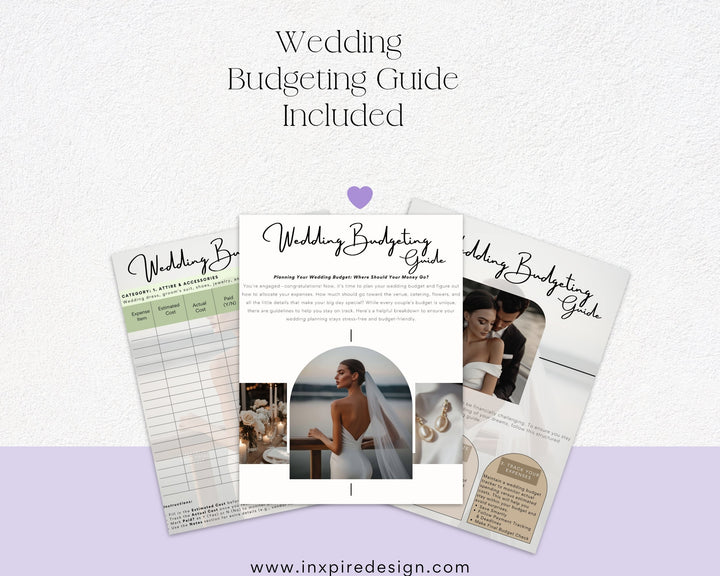 Modern Minimalist Wedding Invitation Set | Editable Elegant Template – Instant Download-009