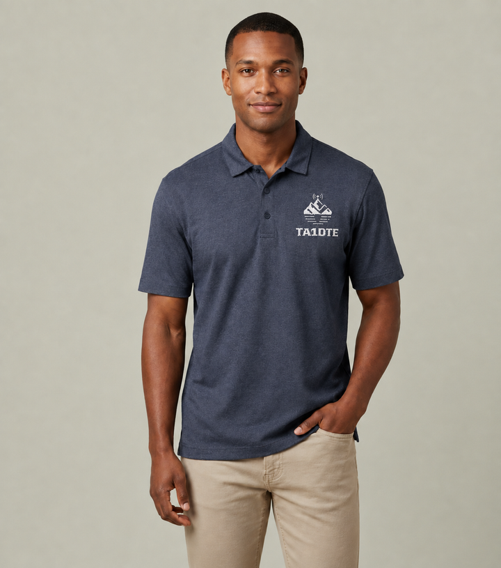 Personalized Ham Radio Polo Shirt – Custom Embroidered Call Sign Performance Polo