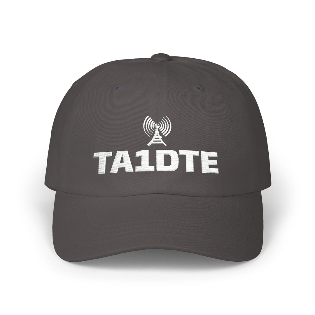 Personalized amateur radio dad hat for Field Day, POTA, SOTA, hamfests, and everyday operating.