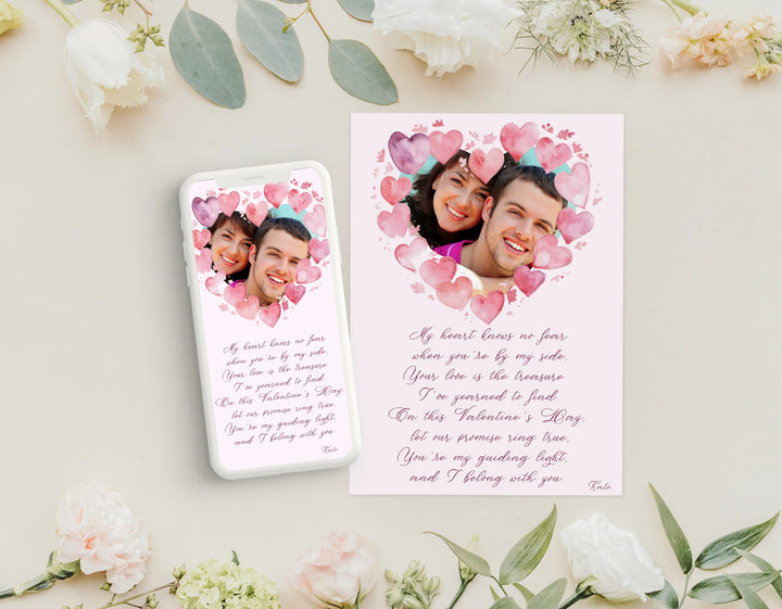 Personalized Valentine’s Day Card | Custom Photo E-Card | Mobile Evite