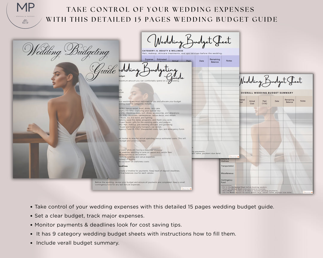 Burnt Orange Wedding Invitation Set | Minimalia Paperie Terracotta Canva Invite