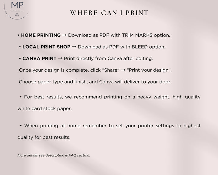 Burnt Orange Wedding Invitation Set | Minimalia Paperie Terracotta Canva Invite